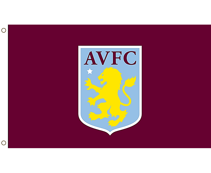 Aston villa core flag 5ft x 3ft