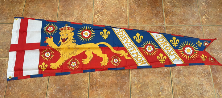 Henry VII  of England royal standard 200cm x 70cm polyester with 2 eyelets