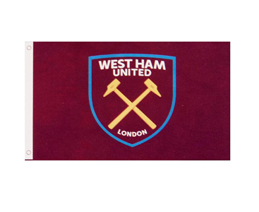 West ham official polyester flag 5ft x 3ft