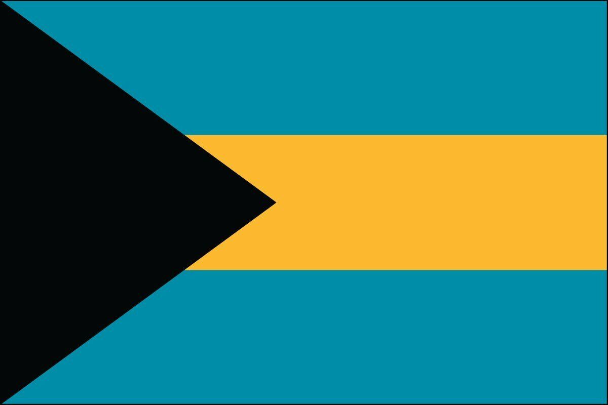 Bahamas flag 5ft x 3ft with eyelets