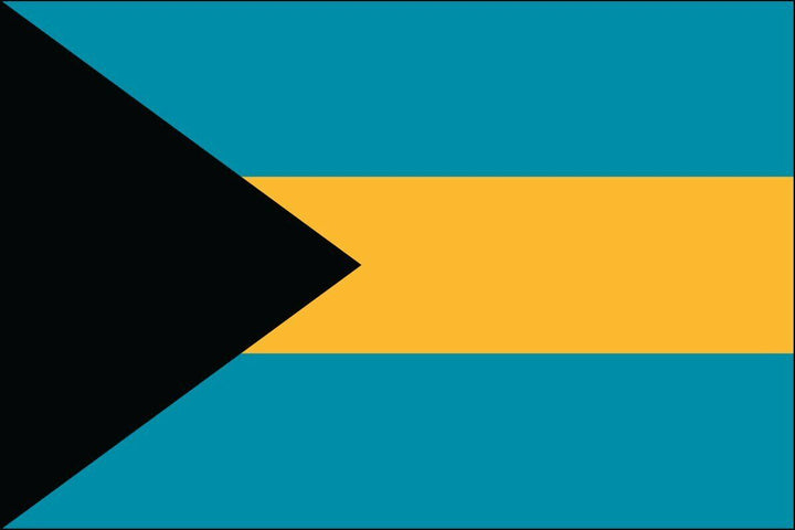 Bahamas flag 5ft x 3ft with eyelets