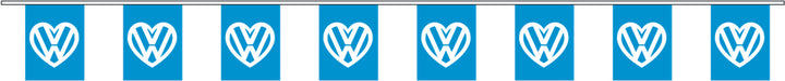 VW heart bunting 9m