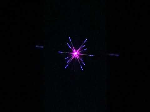 Solar powered firework starburst led light multicolour