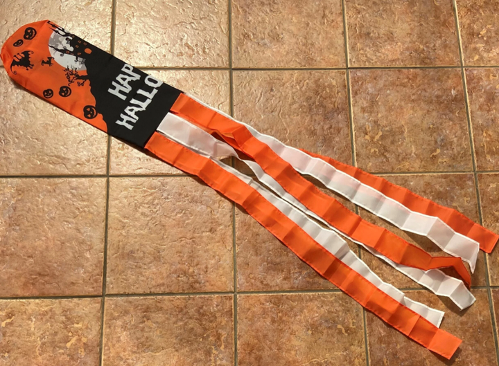 Happy Halloween tube windsock  60inch