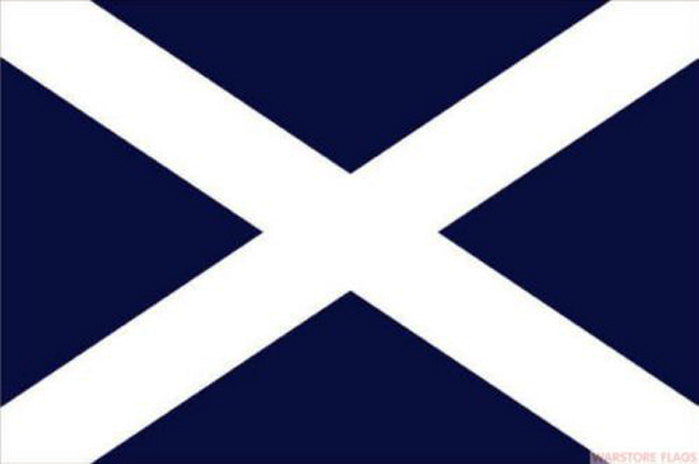 Scotland St. Andrew flag 3ft x 2ft with eyelets