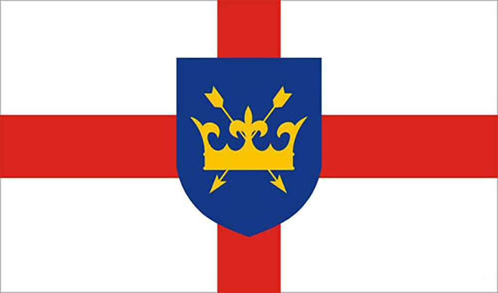 St Edmund of Suffolk flag 3ft x 2ft with eyelets