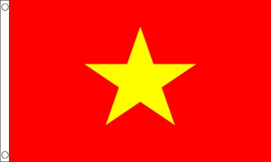 Vietnam Drapeau vietnamien 1,50 x 0,90 m avec oeillets