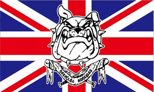 Britische Bulldogge-Flagge, offizielle Hooligan-Flagge, 152 x 91 cm