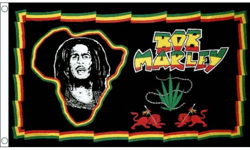 Bob Marley Afrika-Flagge 5 Fuß x 3 Fuß