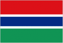 Gambia flag 5ft x 3ft