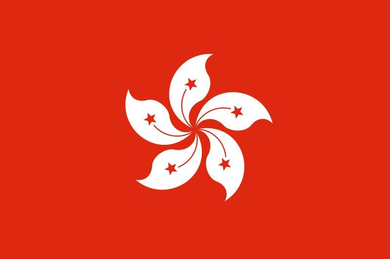 Hong Kong flag 5ft x 3ft