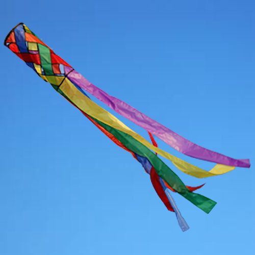 Rainbow Lattice windsock by Spirit of air