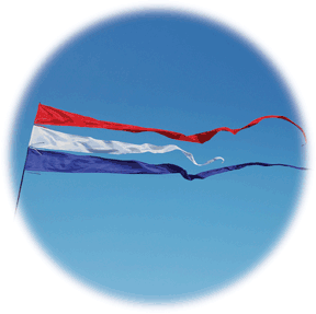 Streamer flag 4m - RED