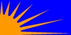 Sunburst flag 5ft x3ft