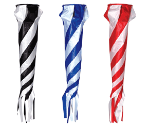 Turbo Windsock 54" Black / white