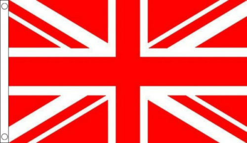 Union jack flag red / white 5ft x 3ft