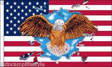 USA Eagle american flag 5ft x3ft