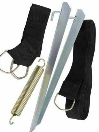 Awning tie down kit